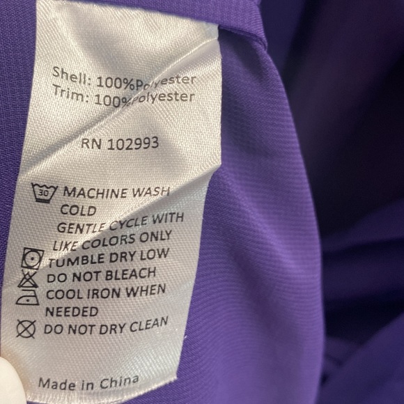 (A54) PRABAL GURUNG COLLECTIVE
Tie-Neck Blouse, Sleeveless, Color-Purple, Size 2 - Picture 11 of 12